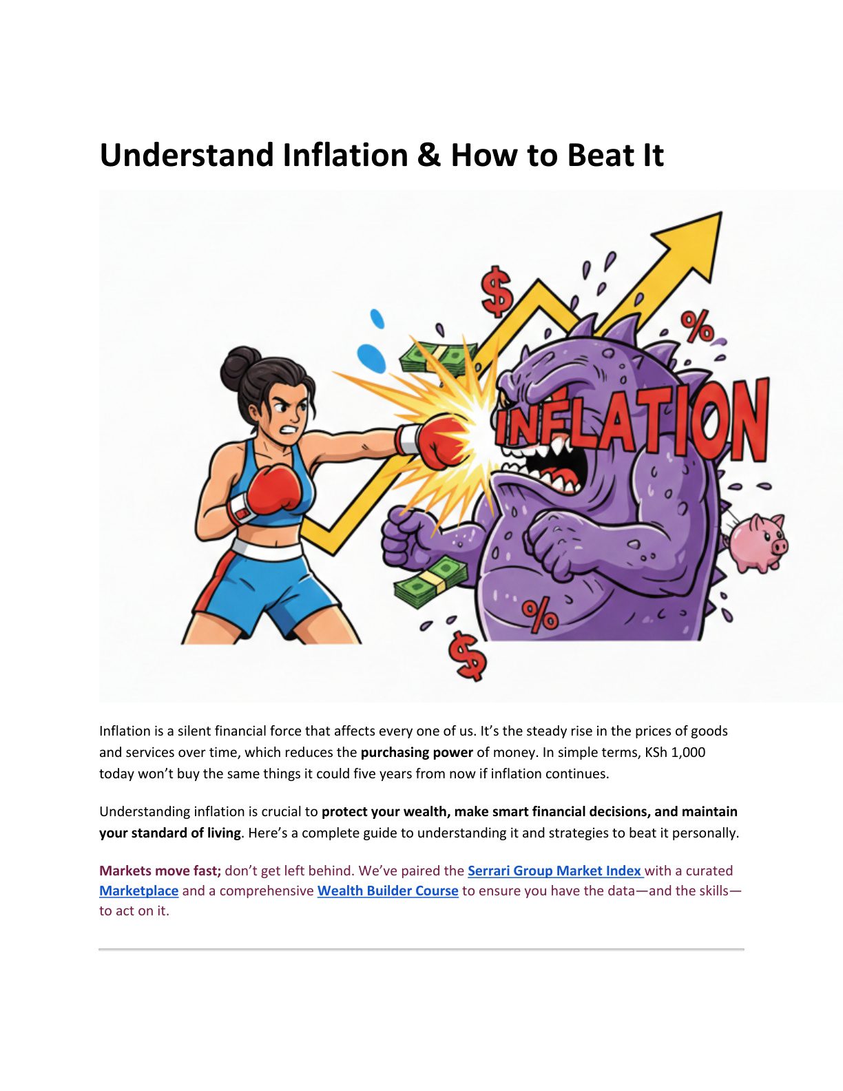 Understand Inflation & How to Beat It at a Personal Level